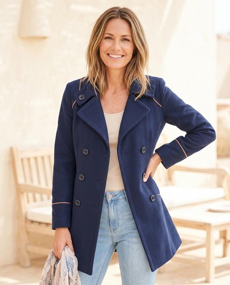 ExpressOutlet24 - Cavin | Double-Breasted Belted Coat Women