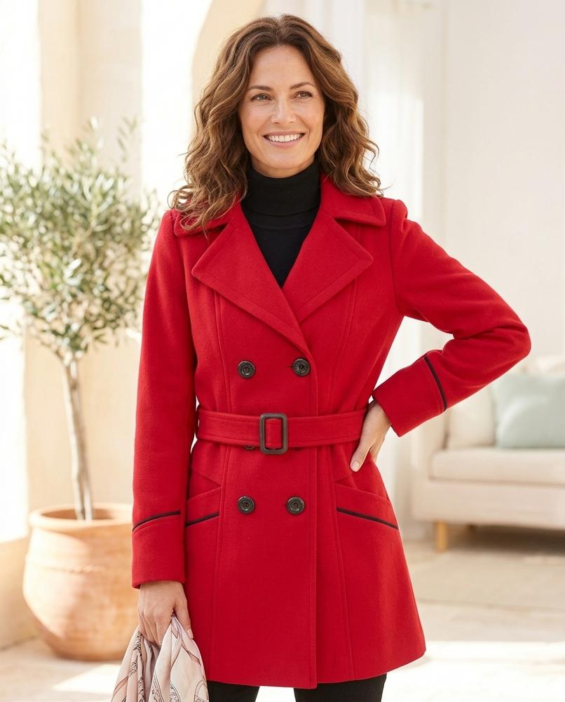 ExpressOutlet24 - Cavin | Double-Breasted Belted Coat Women