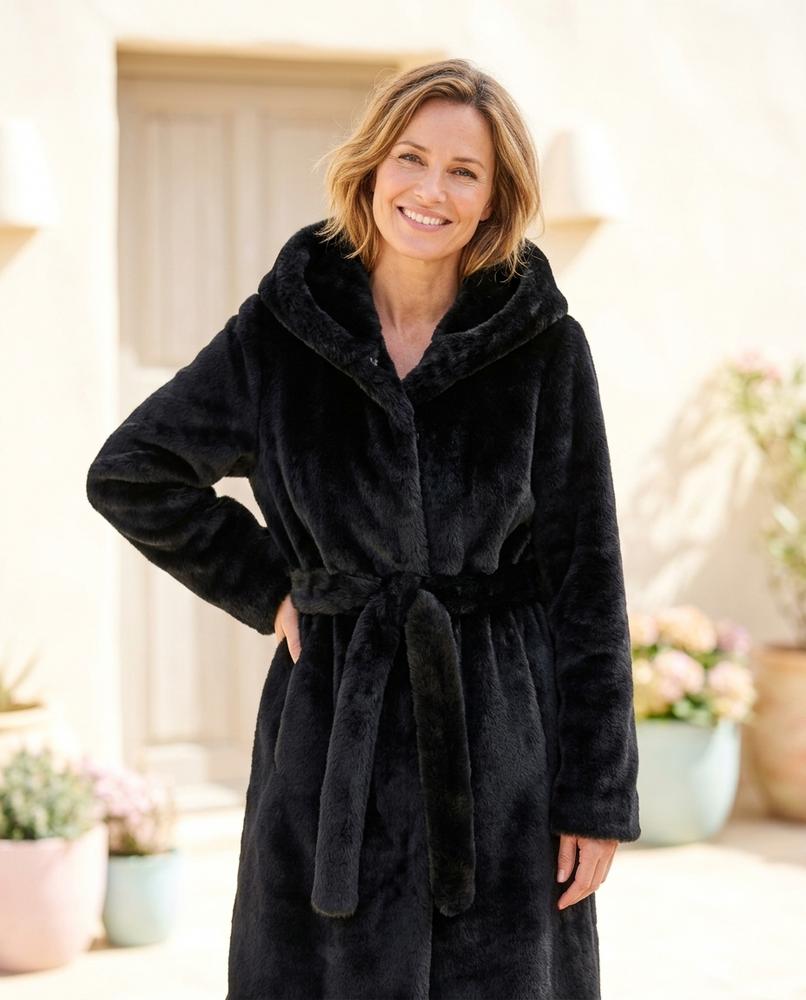 ExpressOutlet24 - Nelan | Faux Fur Hooded Coat Women