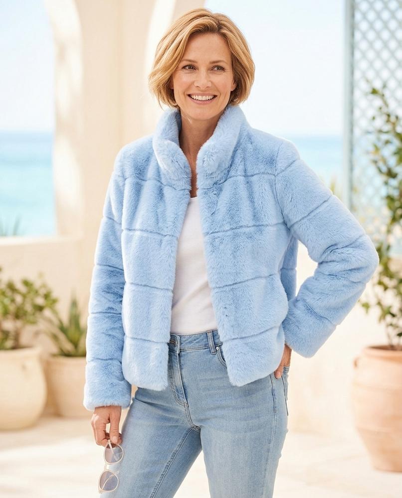 ExpressOutlet24 - Selin | Faux Fur Short Jacket Women