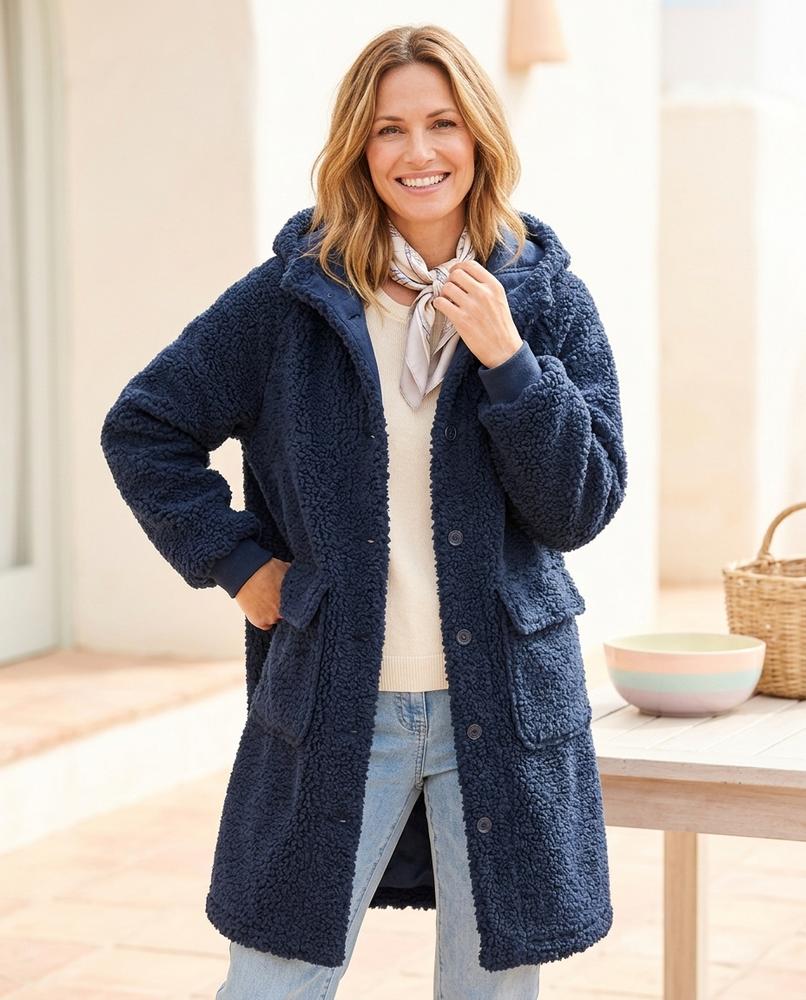 ExpressOutlet24 - Rimir | Hooded Teddy Coat Women