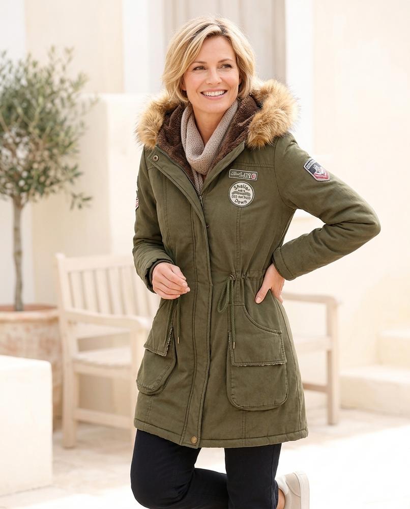 ExpressOutlet24 - Catal | Hooded Lined Coat Women