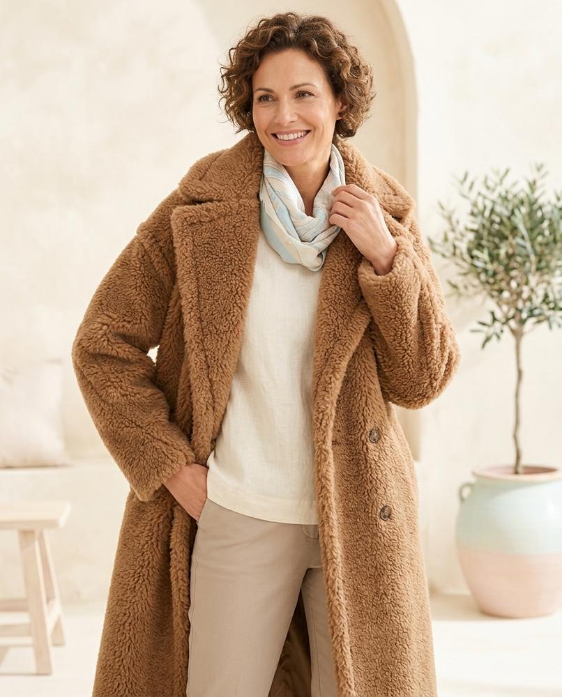 ExpressOutlet24 - Rokar | Teddy Single-Breasted Coat Women