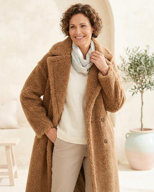 ExpressOutlet24 - Rokar | Teddy Single-Breasted Coat Women