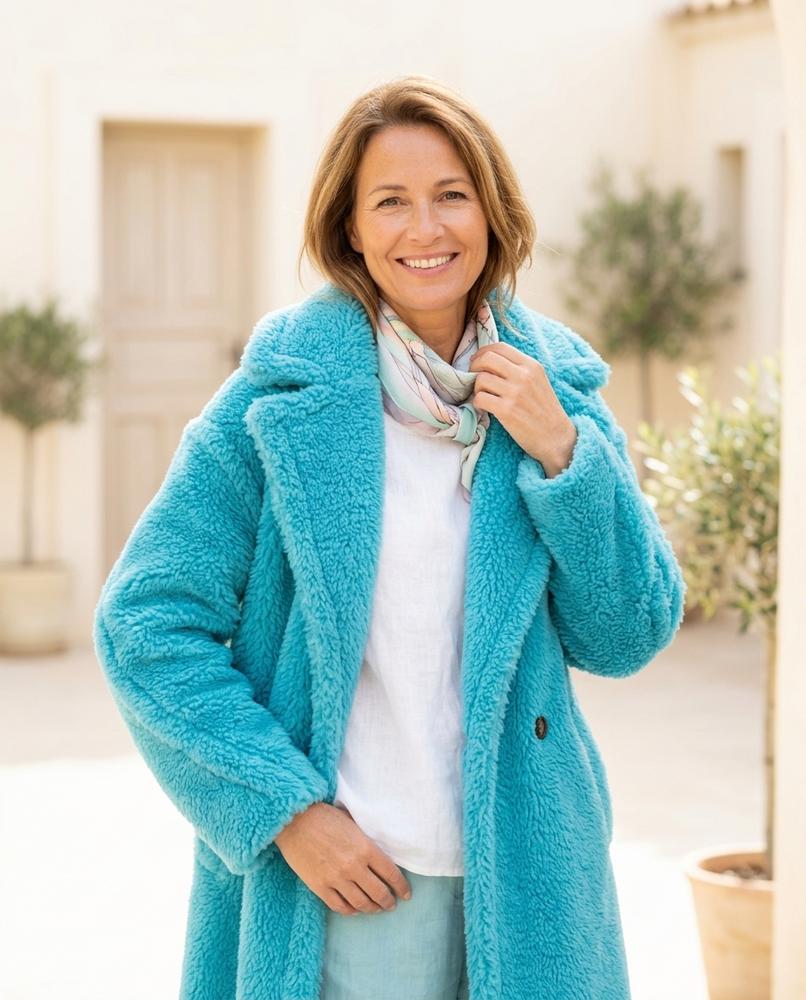 ExpressOutlet24 - Rokar | Teddy Single-Breasted Coat Women