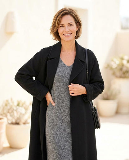 ExpressOutlet24 - Tanal | Open-Front Longline Coat Women