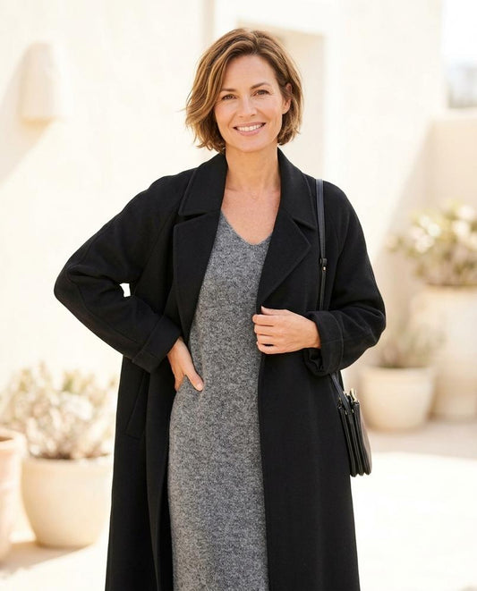 ExpressOutlet24 - Tanal | Open-Front Longline Coat Women