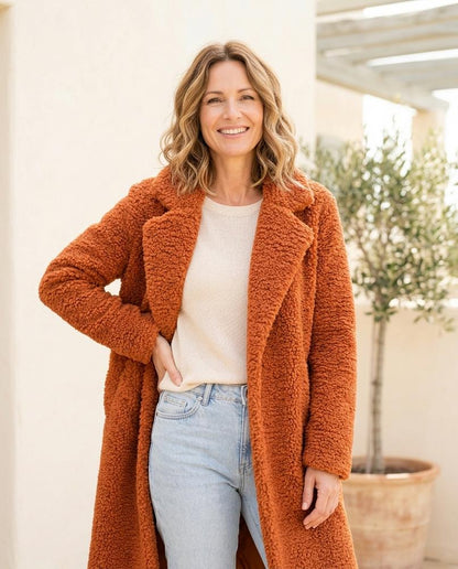 ExpressOutlet24 - Zeron | Textured Open-Front Coat Women