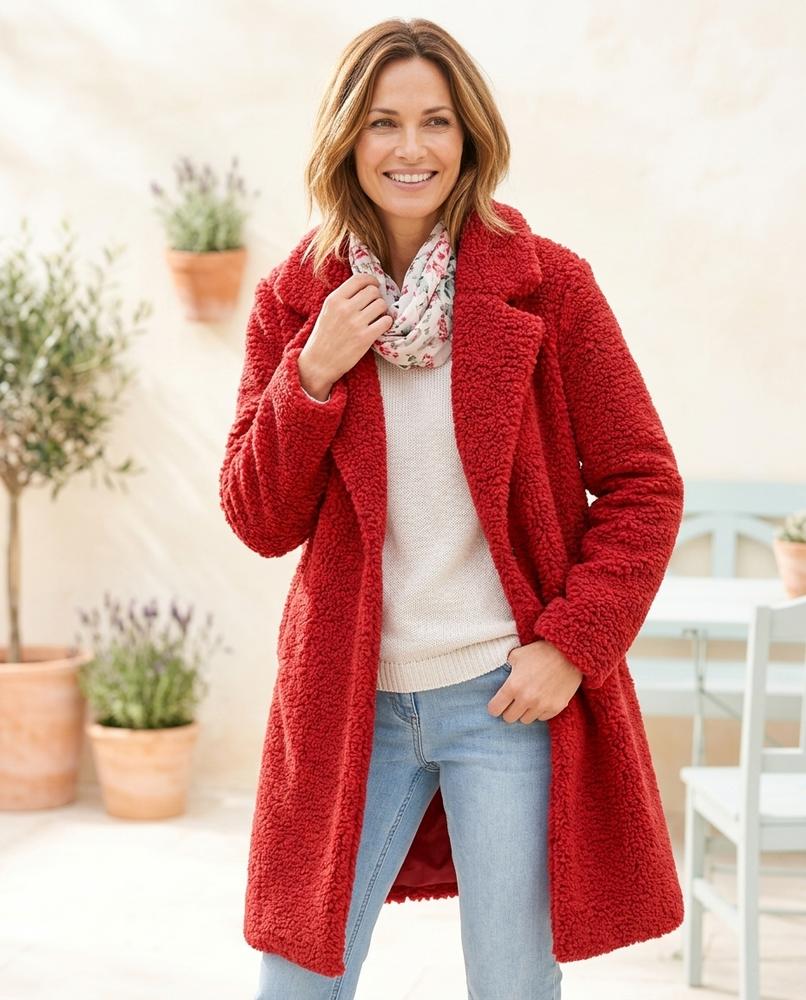 ExpressOutlet24 - Zeron | Textured Open-Front Coat Women