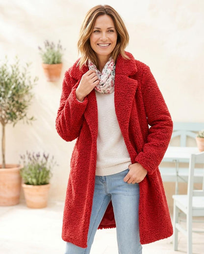 ExpressOutlet24 - Zeron | Textured Open-Front Coat Women