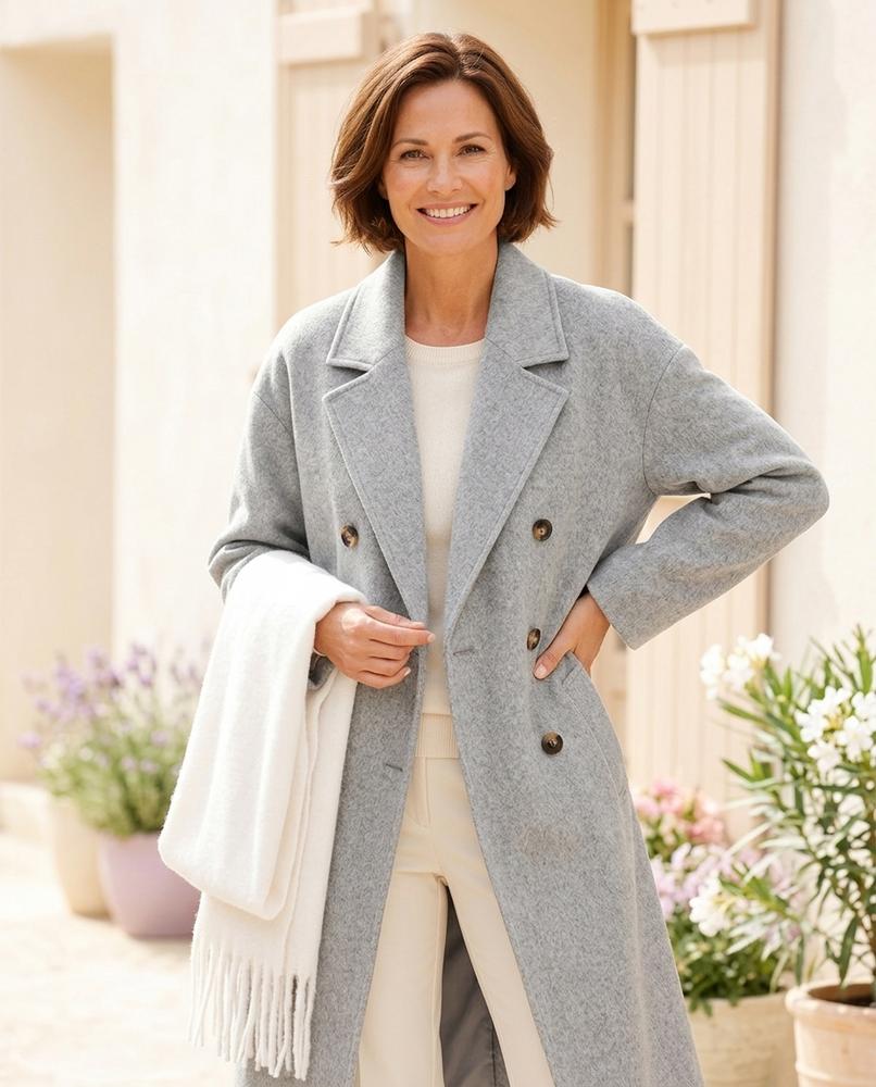 ExpressOutlet24 - Vatir | Longline Patch Pocket Coat Women