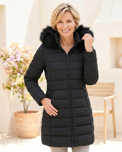 ExpressOutlet24 - Nesol | Quilted Hooded Coat Women