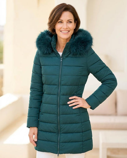 ExpressOutlet24 - Nesol | Quilted Hooded Coat Women