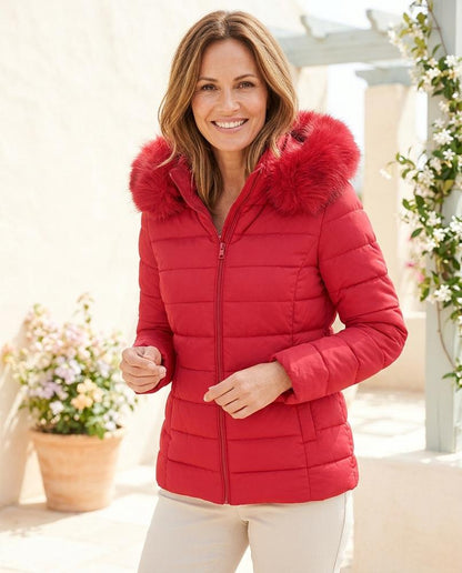 ExpressOutlet24 - Nesol | Quilted Hooded Coat Women