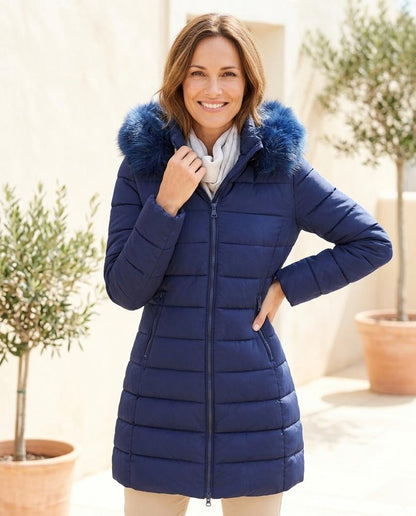 ExpressOutlet24 - Nesol | Quilted Hooded Coat Women