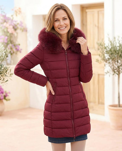 ExpressOutlet24 - Nesol | Quilted Hooded Coat Women