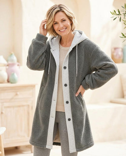 ExpressOutlet24 - Mavar | Fleece Hooded Coat Women