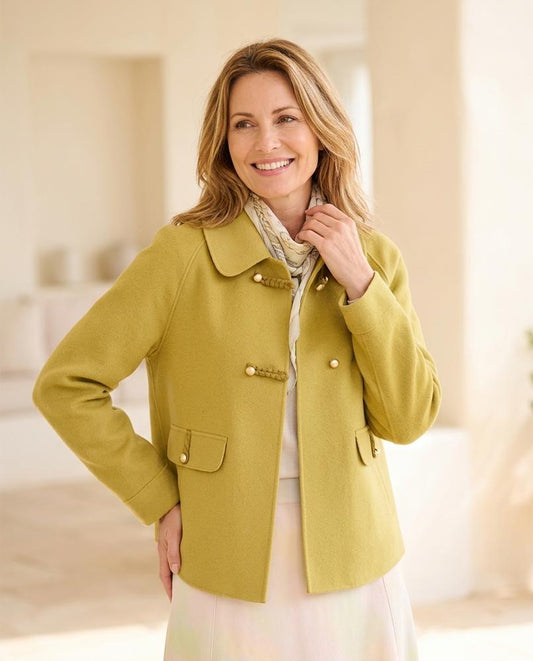 ExpressOutlet24 - Veren | Woolen Toggle-Fastening Jacket Women