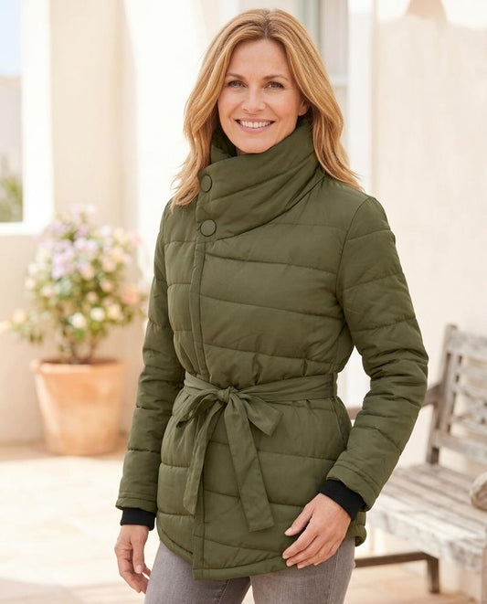 ExpressOutlet24 - Vaven | Quilted Belted Jacket Women