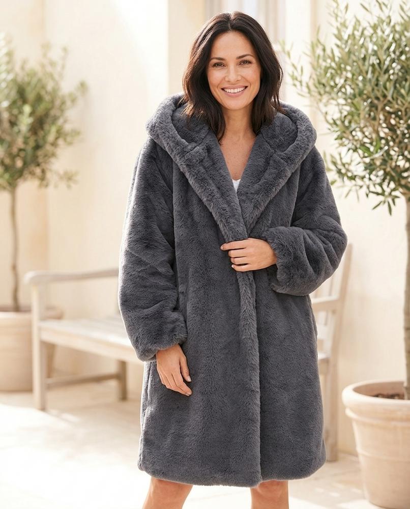 ExpressOutlet24 - Zahal | Plush Zip-Up Jacket Women
