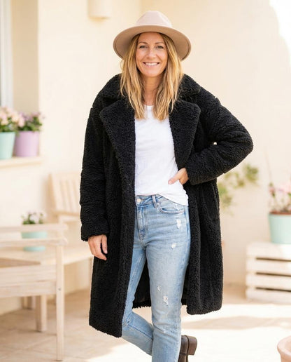 ExpressOutlet24 - Vimer | Teddy Double-Breasted Coat Women