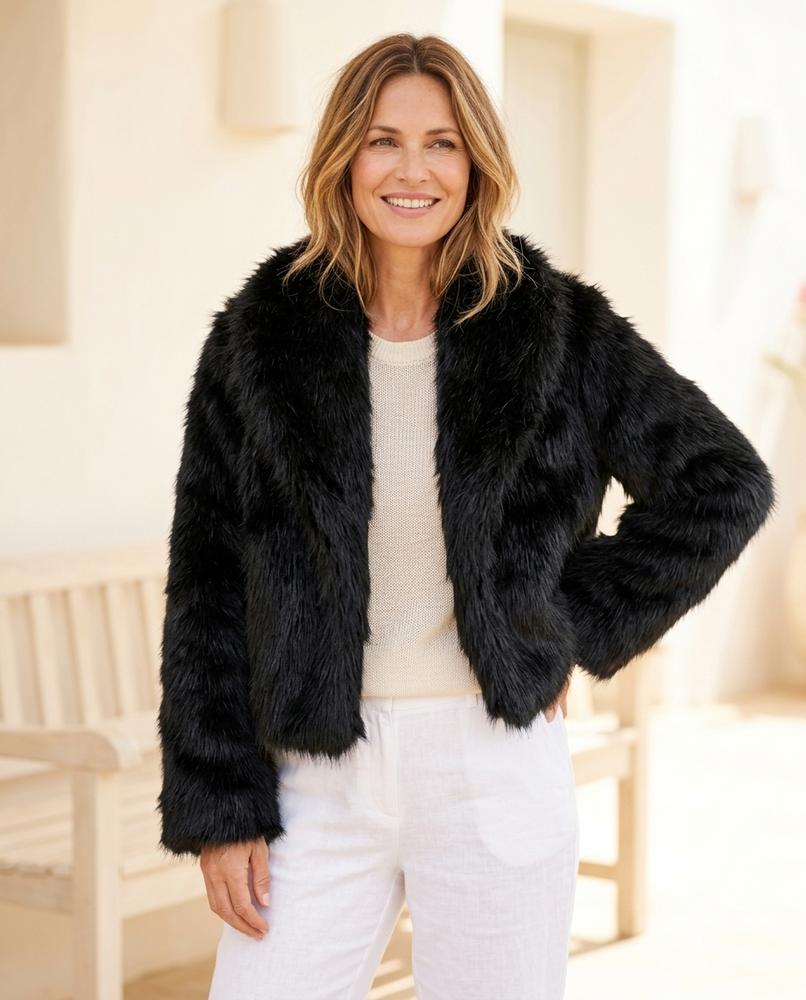 ExpressOutlet24 - Vitir | Faux-Fur Open-Front Jacket Women
