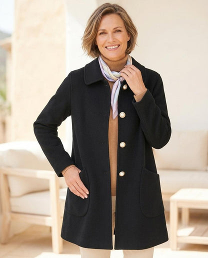 ExpressOutlet24 - Lenor | Single-Breasted Wool Coat Women