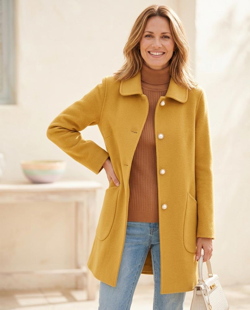 ExpressOutlet24 - Lenor | Single-Breasted Wool Coat Women