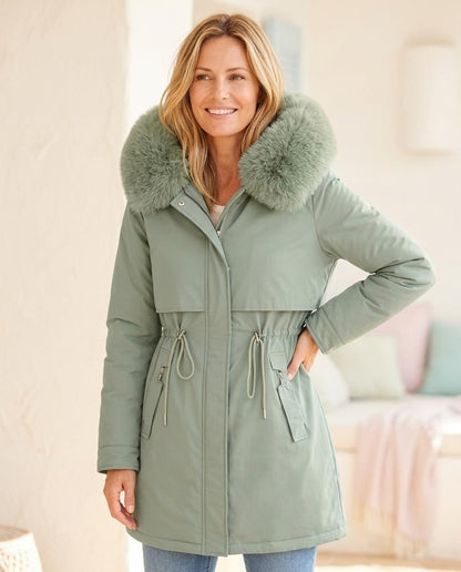 ExpressOutlet24 - Mavel | Padded Drawstring Coat Women