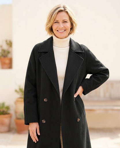 ExpressOutlet24 - Nekar | Double-Breasted Longline Coat Women
