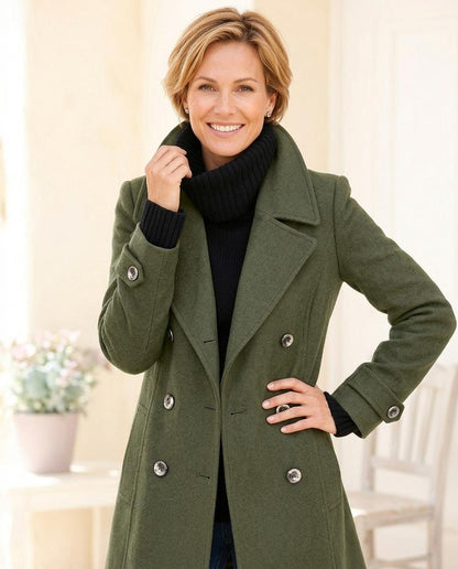 ExpressOutlet24 - Alsin | Double-Breasted Tailored Coat Women