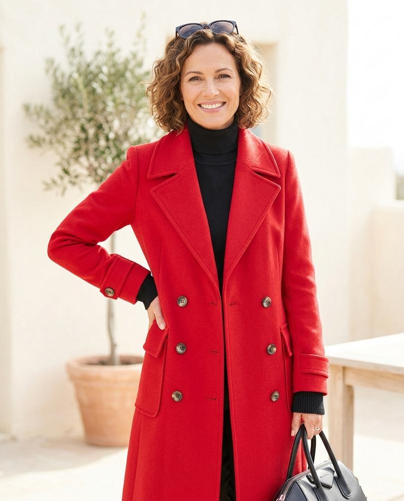ExpressOutlet24 - Alsin | Double-Breasted Tailored Coat Women