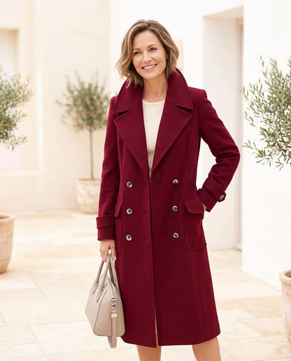 ExpressOutlet24 - Alsin | Double-Breasted Tailored Coat Women