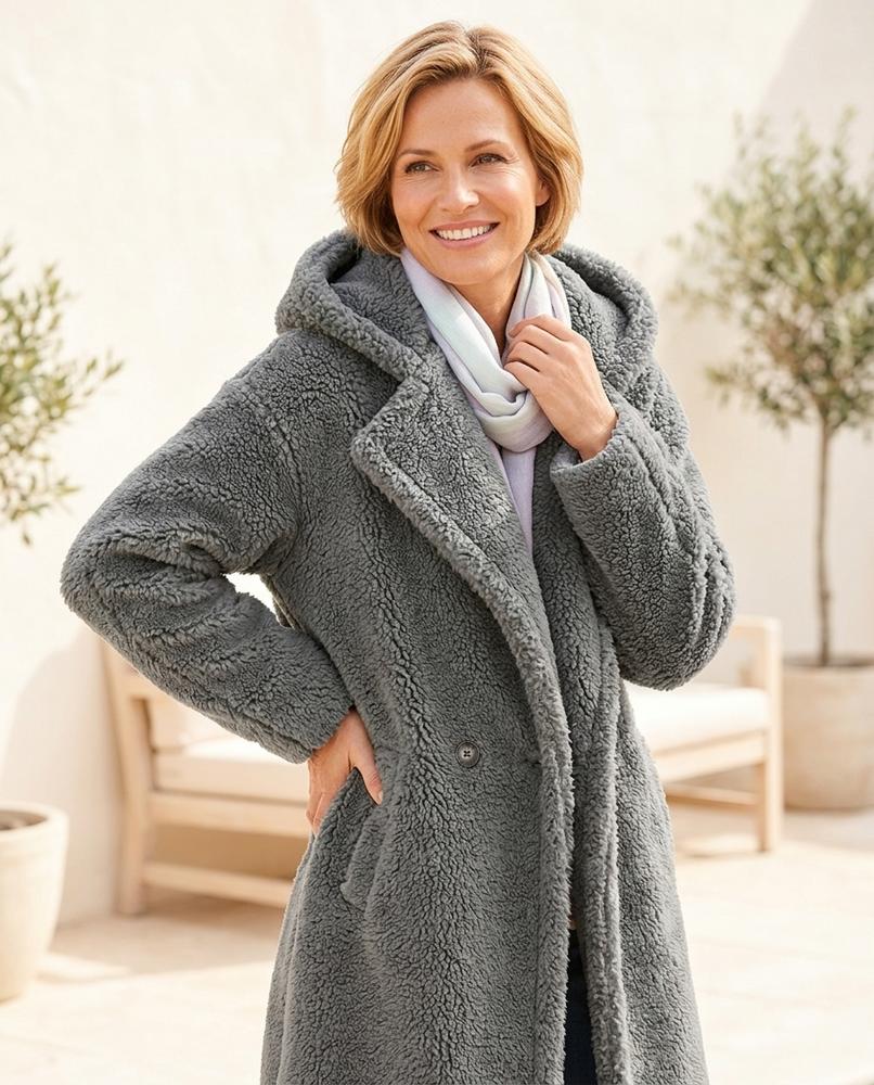 ExpressOutlet24 - Riran | Hooded Longline Coat Women
