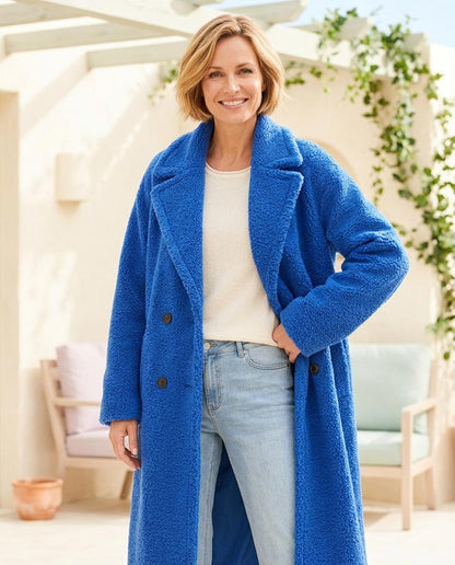 ExpressOutlet24 - Covel | Textured Double-Breasted Coat Women