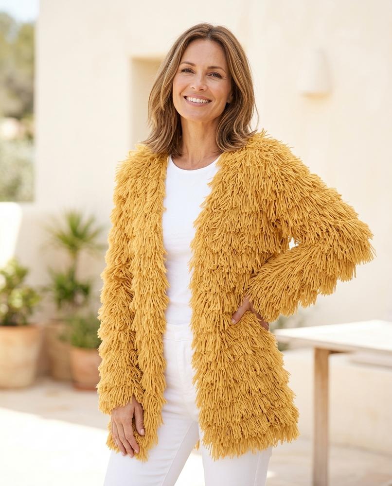 ExpressOutlet24 - Armer | Shaggy Open-Front Cardigan Women