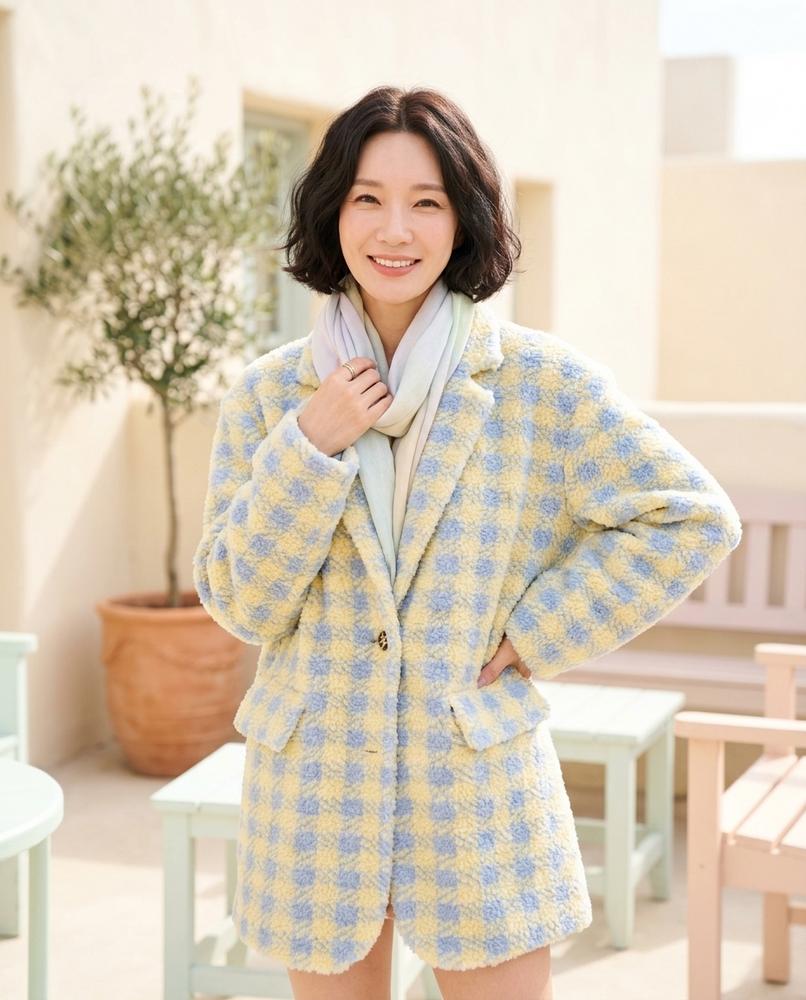 ExpressOutlet24 - Dahal | Checked Textured Blazer Women