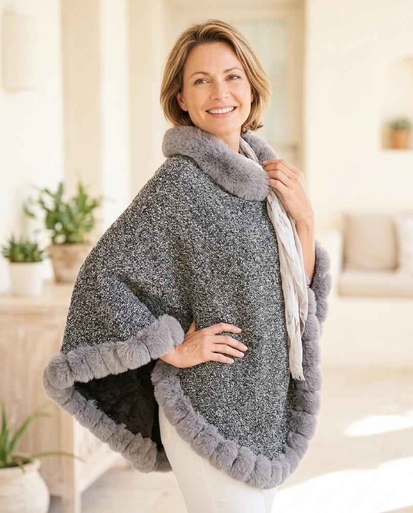 ExpressOutlet24 - Setir | Knitted Faux Fur-Trimmed Top Women