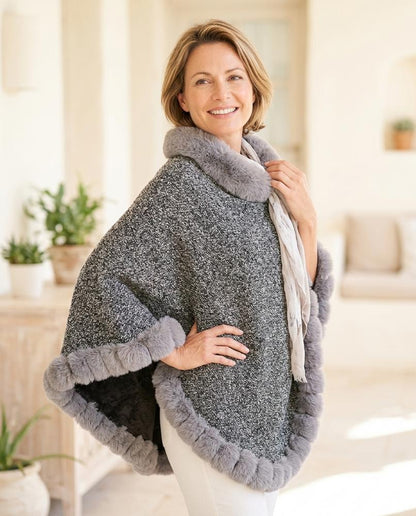 ExpressOutlet24 - Setir | Knitted Faux Fur-Trimmed Top Women