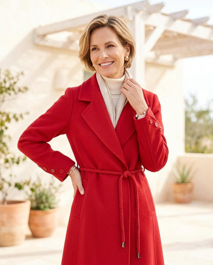ExpressOutlet24 - Zasol | Belted Wool Coat Women