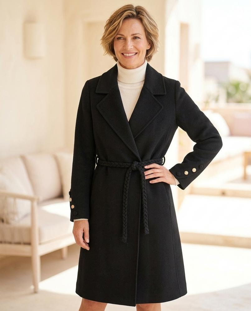 ExpressOutlet24 - Zasol | Belted Wool Coat Women