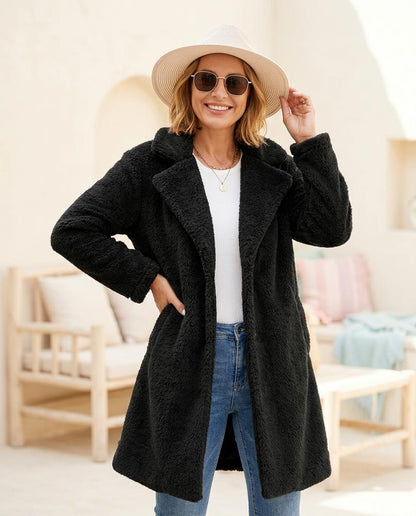 ExpressOutlet24 - Nimel | Textured Longline Coat Women