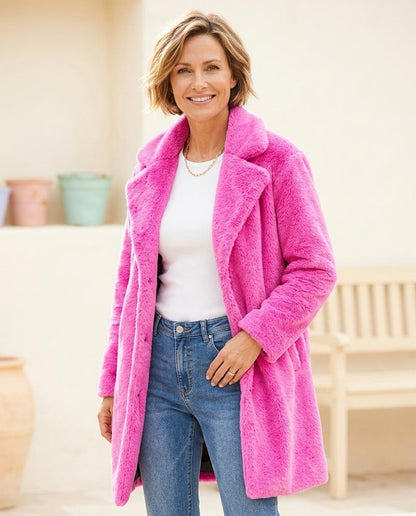 ExpressOutlet24 - Nimel | Textured Longline Coat Women