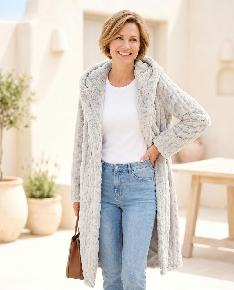ExpressOutlet24 - Lytir | Hooded Textured Coat Women