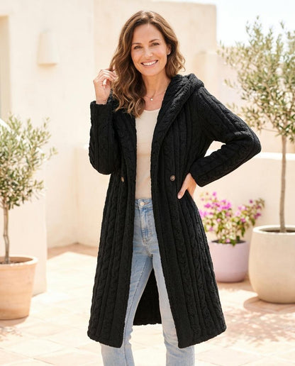 ExpressOutlet24 - Lytir | Hooded Textured Coat Women