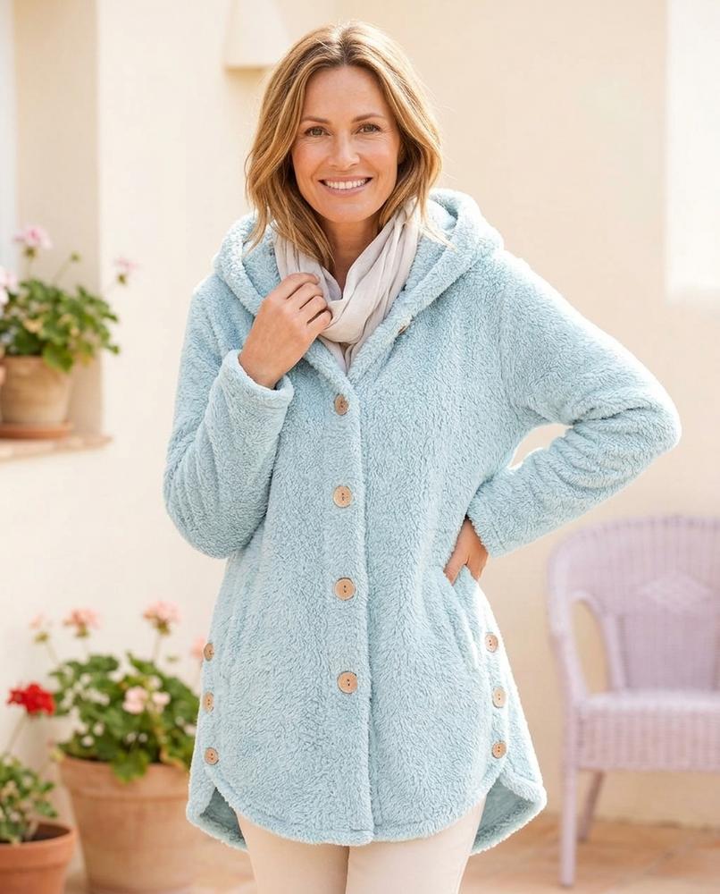ExpressOutlet24 - Niser | Hooded Fleece Coat Women