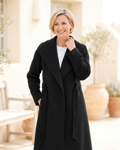 ExpressOutlet24 - Rilen | Open-Front Wide-Lapel Coat Women