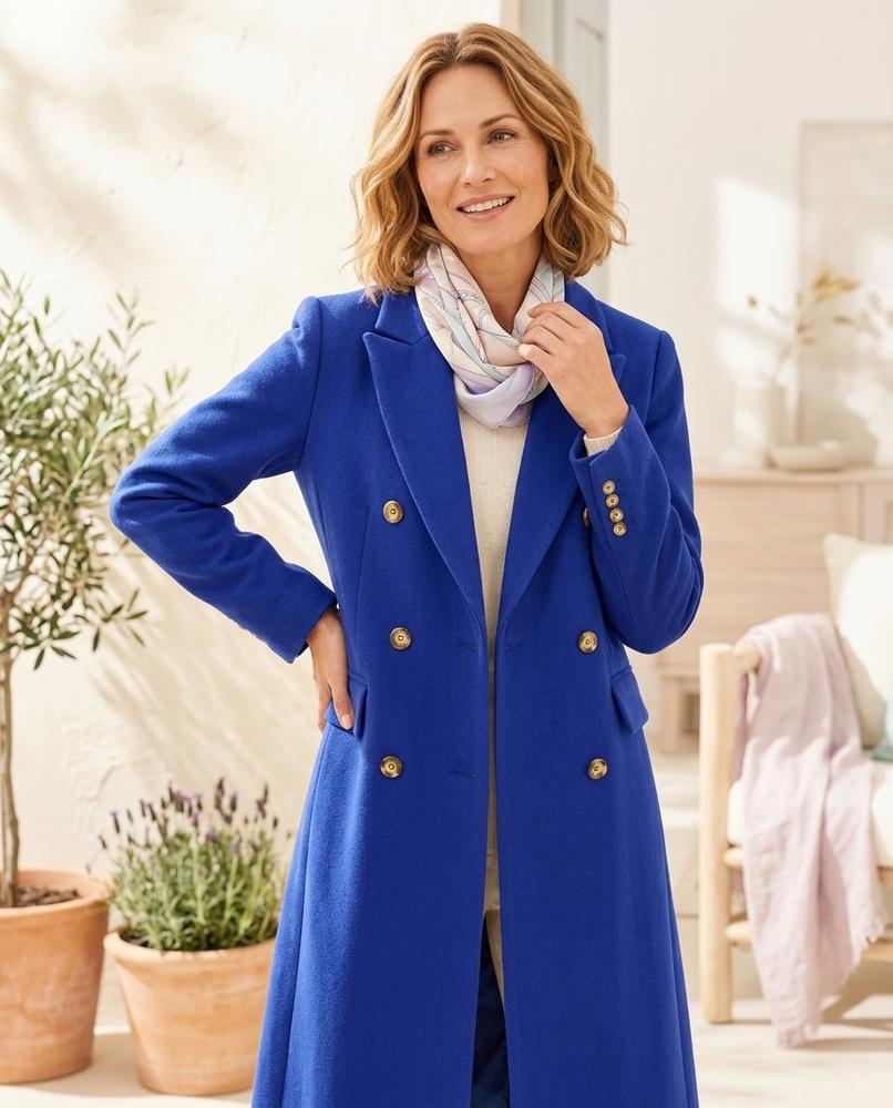 ExpressOutlet24 - Tisan | Double-Breasted Wool-Look Coat Women
