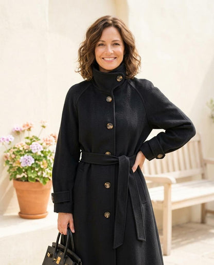 ExpressOutlet24 - Zemon | Belted Tailored Coat Women