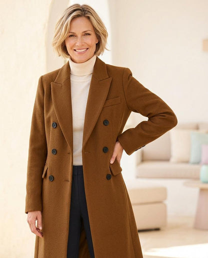 ExpressOutlet24 - Vesin | Double-Breasted Longline Coat Women